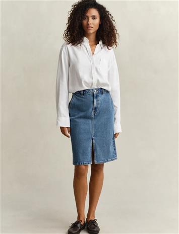 GANT Denim Pencil Skirt - Blue - 44