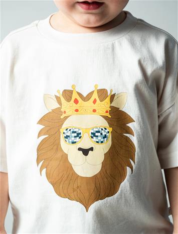 That's Mine Vilde Oversized T-Shirt - Cream - 116