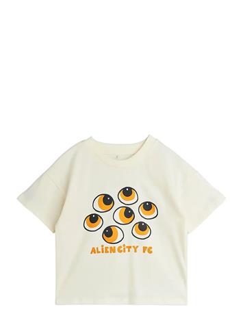 Mini Rodini Eyes Sp Ss Tee - Grey - 140/146