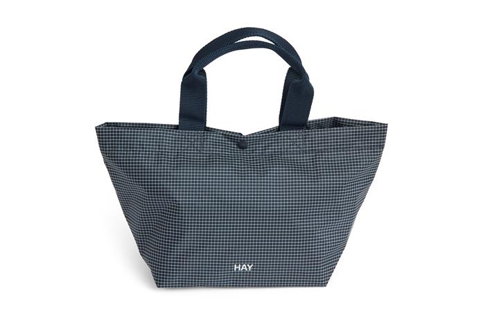 HAY - Grid Everyday Bag - Mini - Tummansininen
