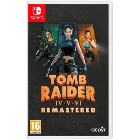 Tomb Raider IV-V-VI Remastered, Nintendo Switch -peli