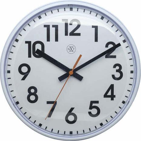 NeXtime - Peter Seinäkello 26 cm Valkoinen