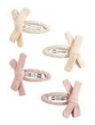 Mango Pack Of 4 Bow Clips - Pink - ONE SIZE