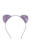 Mango Glitter Ears Hairband - Purple - ONE SIZE