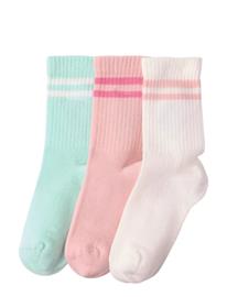 Lindex 3-Pack Socks - Pink - 31/33