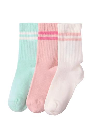 Lindex 3-Pack Socks - Pink - 31/33