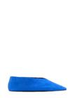 Mango Suede Leather Ballerinas - Blue - 38