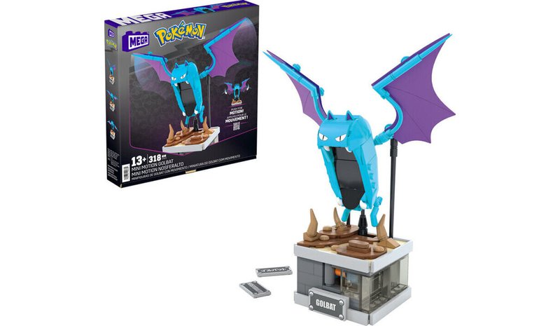 Mega Pokemon - Golbat with movement to set - Fisher- Hinta