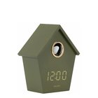 KARLSSON Alarm Clock Riqueza Cuckoo Led Luxuxry Green - Khaki green - H 15.3CM