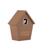 KARLSSON Alarm Clock Riqueza Cuckoo Led Mocha Brown - Brown - H 15.3CM