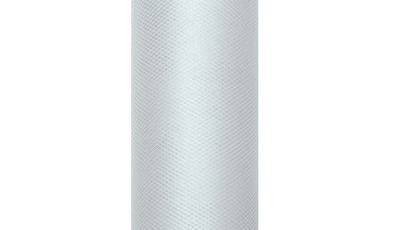 Sileä tyllirulla, harmaa, 0,15x9 m, 1 kpl / 9 m