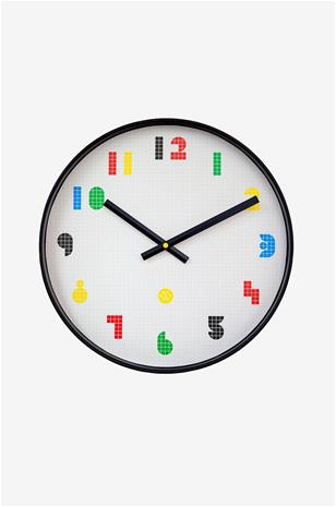 NeXtimeSeinäkello Nxt Bit 35 cmMonivärinenSeinäkellot & pöytäkellot- Homeroom