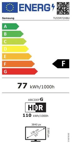 Samsung TU55M72HBU (55"), LED-televisio