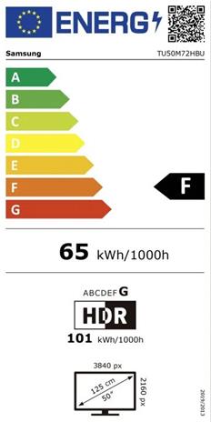 Samsung TU50M72HBU (50"), LED-televisio