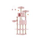 Kissan kiipeilypuu, Feandrea, 206 cm, Pastellinpinkki