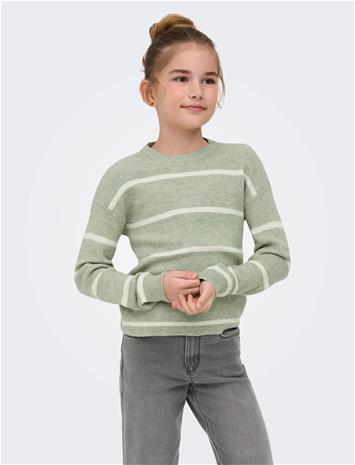 Kids Only Kogfranca Short L/S Stripe Knt Noos Tops Knitwear Pullovers Multi/patterned Kids Only