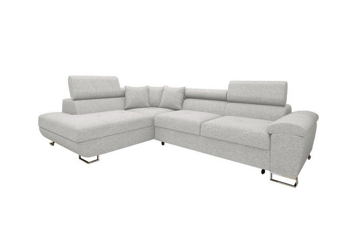 Reginia 3-sits Hörnbäddsoffa White -