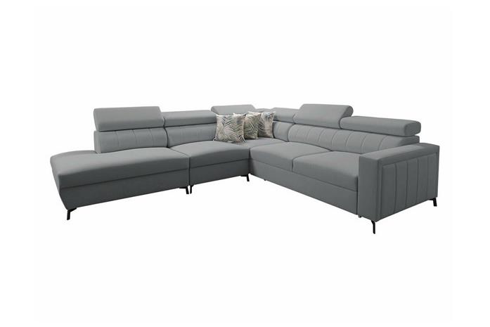 Galbally 4-sits Hörnbäddsoffa Grey -