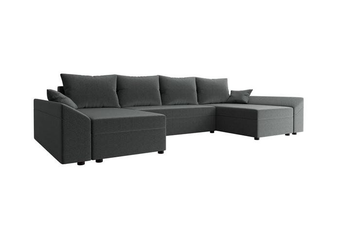 Midfeld 4-sits Hörnbäddsoffa Dark grey -