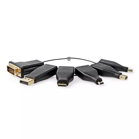 Nedis video / audio adapter kit - DisplayPort / HDMI / DVI / USB