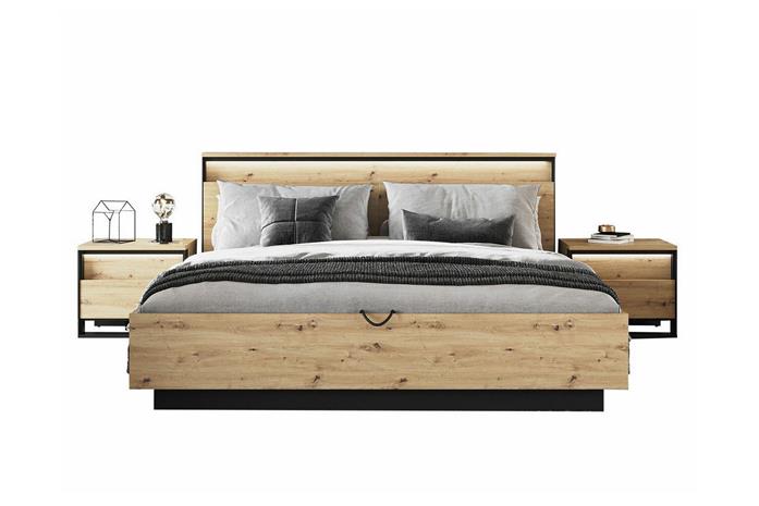 Rathmore Sängram 180x200 cm Black -