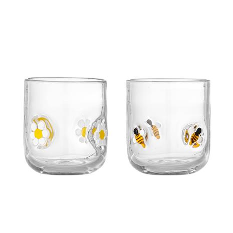 Bloomingville - Buzz Drinking Glass - Clear – kuva 1/8