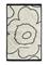 Marimekko Piirto Unikko vieraspyyhe 30x50 cm Ivory-black – kuva 7