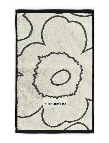 Marimekko Piirto Unikko vieraspyyhe 30x50 cm Ivory-black