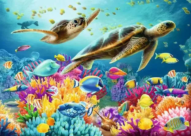Ravensburger Blue Underwater World 1000p