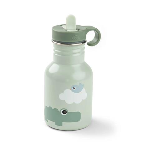 Done by Deer - Metal bottle Playground - Green - 350 ml