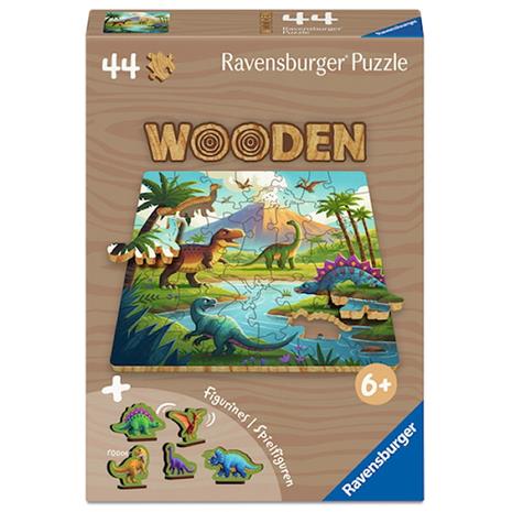 Ravensburger Dinosaurs, 44pc Wooden Puzzle
