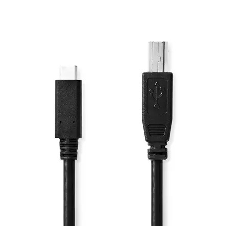 Nedis - USB-C cable - 24 pin USB-C to USB Type B - 2 m