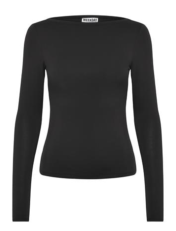 Weekday Open Back Long Sleeve Top - Yellow - XL