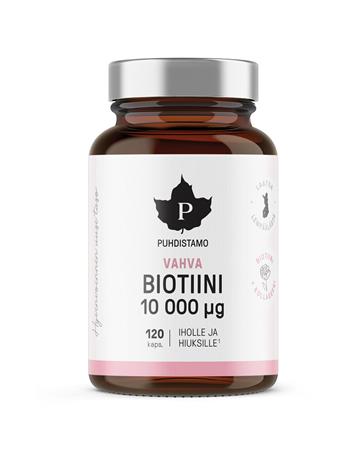 Puhdistamo Vahva Biotiini, 120 kaps