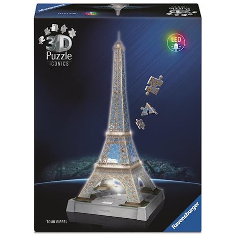 Ravensburger Eiffel Tower Light Up 3D Puzzle , 216pc 3D Palapeli – kuva 4/8