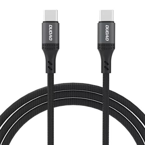 Dudao L3CC USB-C - USB-C 60W 2m Braided Cable - Black