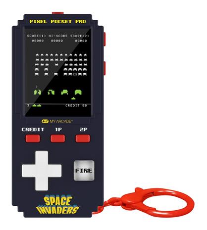My Arcade Pixel Pocket Pro Space Invaders, retropelikonsoli