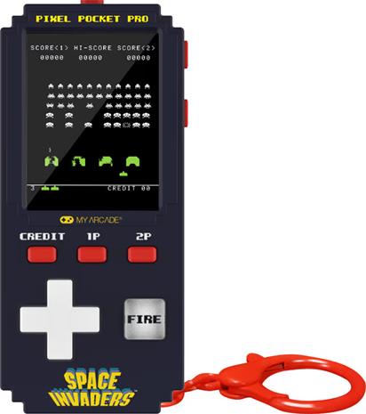 My Arcade Pixel Pocket Pro Space Invaders, retropelikonsoli