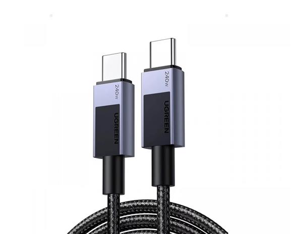 UGREEN USB-C <-> USB-C - 240W - 2m - Harmaa