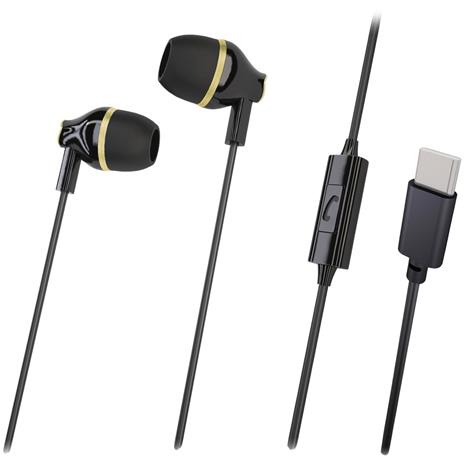 Wave USB Type-C, langalliset nappikuulokkeet
