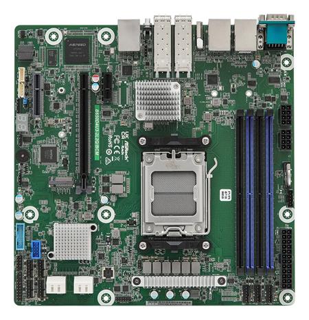 ASRock Rack B650D4U3-2L2Q/BCM - motherboard - micro ATX - Socket AM5 - AMD B650E Emolevy - AMD B650E - AMD AM5 socket - DDR5 RAM - Micro-ATX
