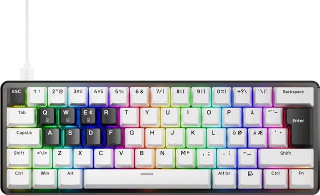 Pulsar PCMK 3 HE 60 RGB, pelinäppäimistö