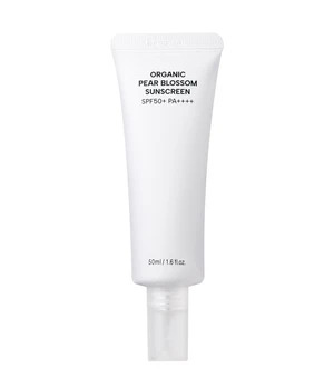 WHAMISA Organic Pear Blossom Sunscreen SPF50+ PA++++ Aurinkovoide 50 ml