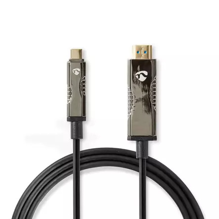 Nedis - external video adapter - black