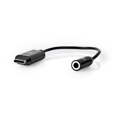 Nedis USB-C to headphone jack adapter - audio / USB - 15 cm