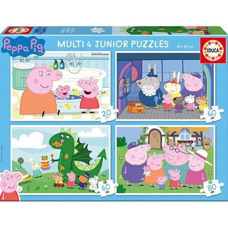 Educa 20-40-60-80 Peppa Pig Multi 4