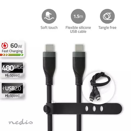 Nedis CCGB60820BK15 USB cable