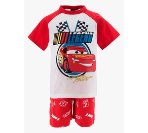 Disney Autot Pyjama, Punainen, 110-116