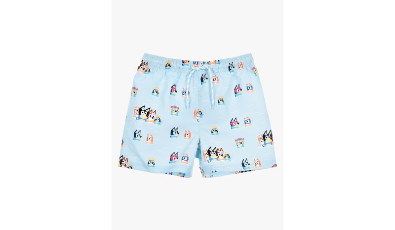 Bluey Uimashortsit, Vaaleansininen, 104-110