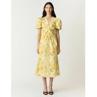 YAS Yasstray Ss Midi Dress - Yellow - 42